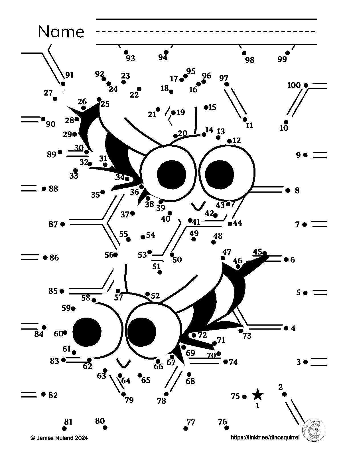 Spring Summer End Of The Year Coloring And Connect The Dots 1 To 100 Kindergarten 1st Classful