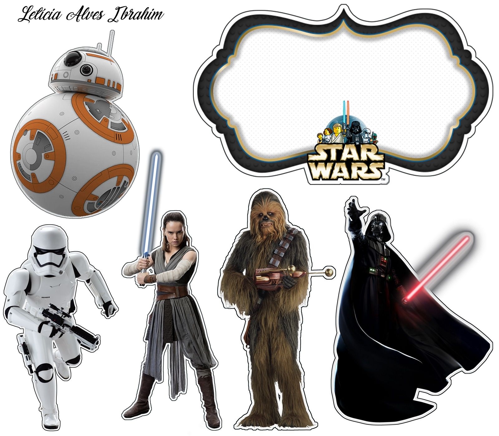 Star Wars Free Printable Cake Toppers Oh My Fiesta For Geeks