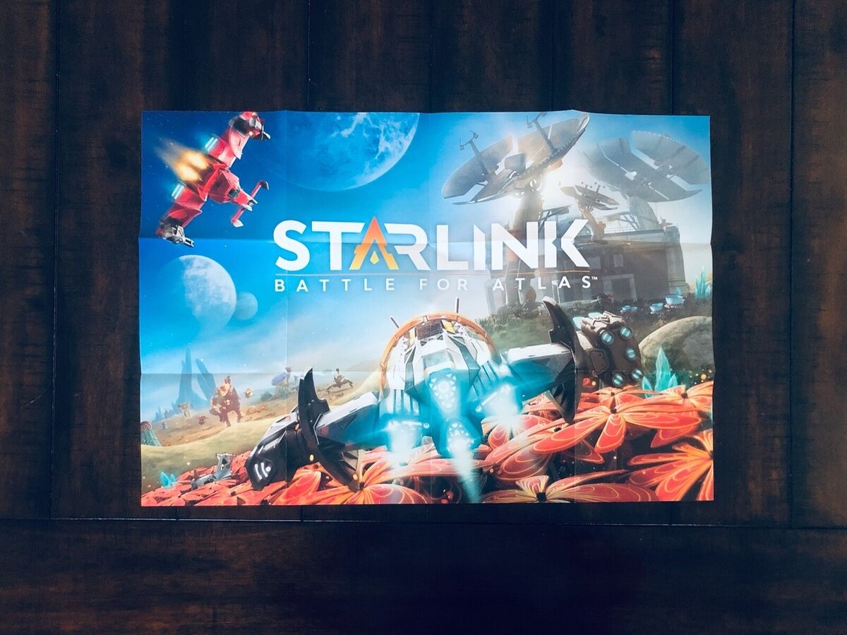 Starlink Battle For Atlas Game Poster Print Ubisoft Characters Ships Weapons EBay de