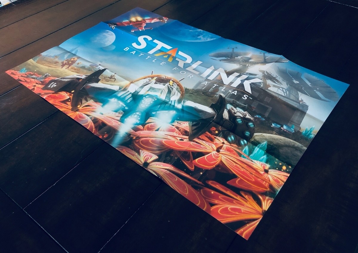 Starlink Battle For Atlas Game Poster Print Ubisoft Characters Ships Weapons EBay de