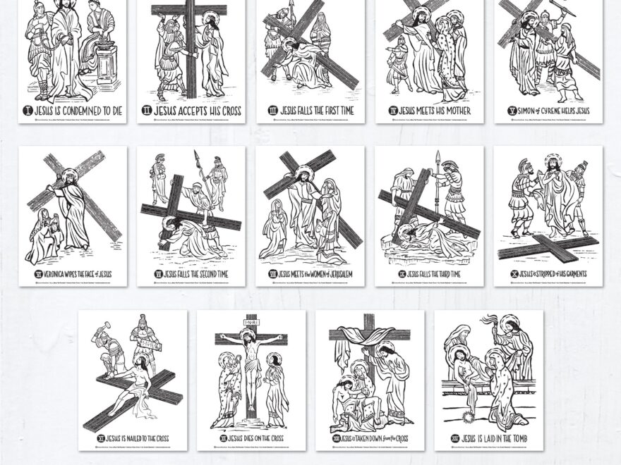 Stations Of The Cross Coloring Pages 14 Catholic Lent Coloring Pages Lent Activity For Kids Printable Lent Coloring Pages Lent For Kids Etsy Canada