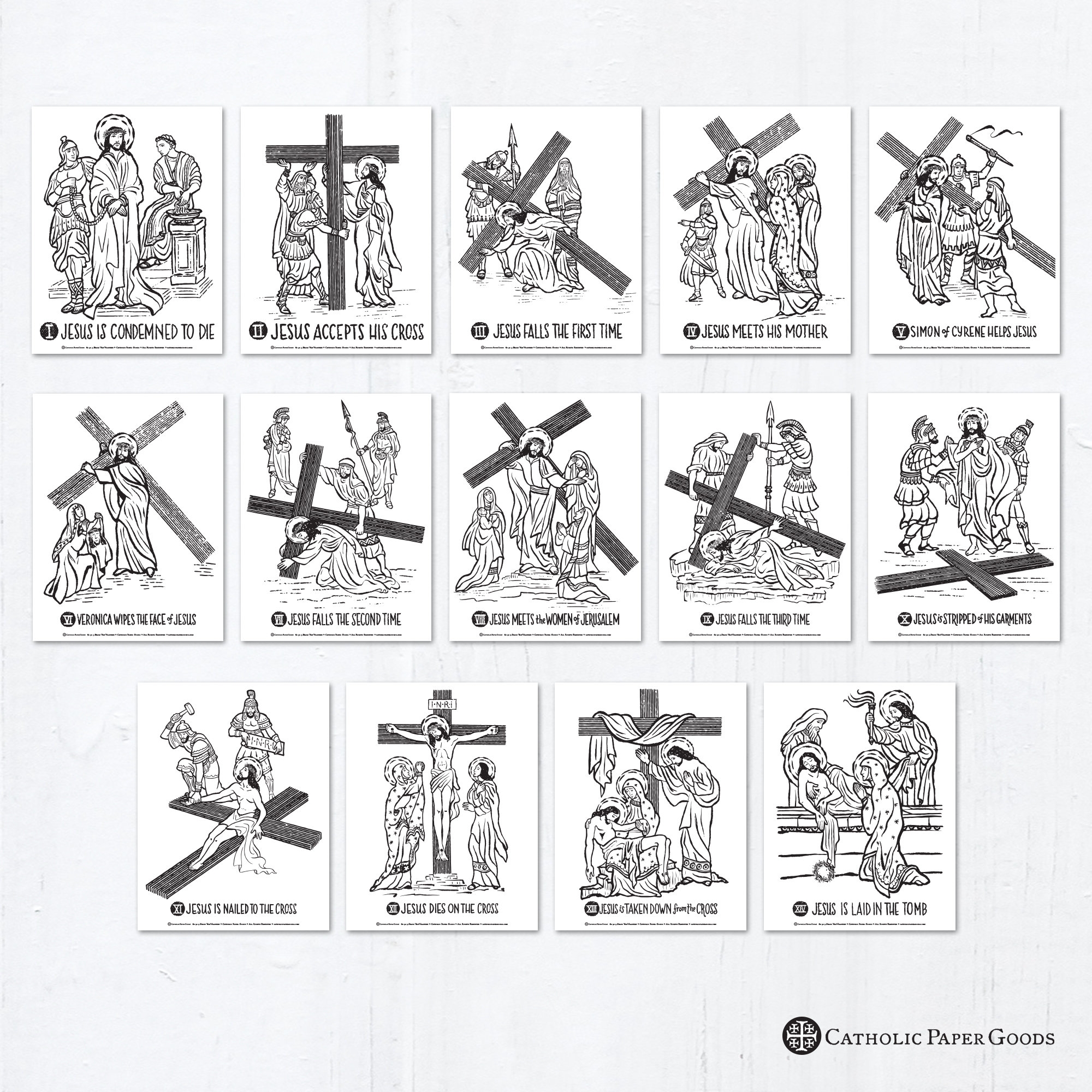 Stations Of The Cross Coloring Pages 14 Catholic Lent Coloring Pages Lent Activity For Kids Printable Lent Coloring Pages Lent For Kids Etsy Canada