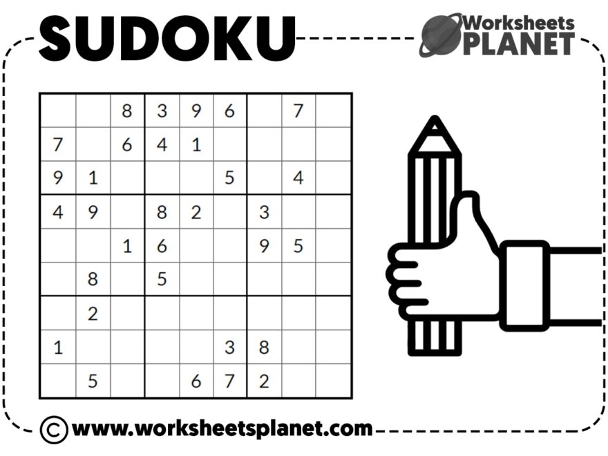 SUDOKUS For KIDS Math Sudoku Puzzles Ready To Print