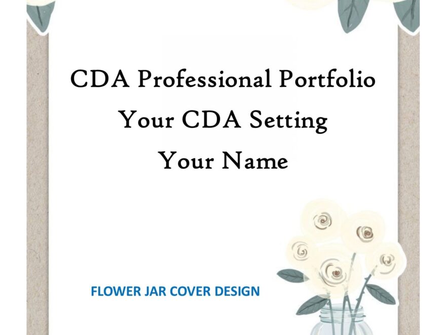 The CDA Prep Workbook And Professional Portfolio Binder