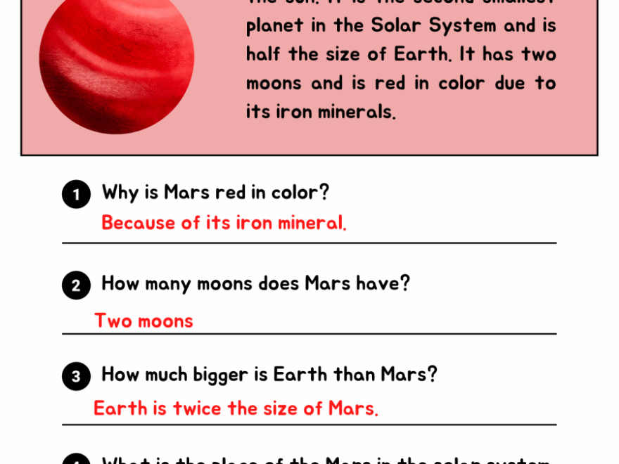 The Solar System Worksheets WorksheetsGO