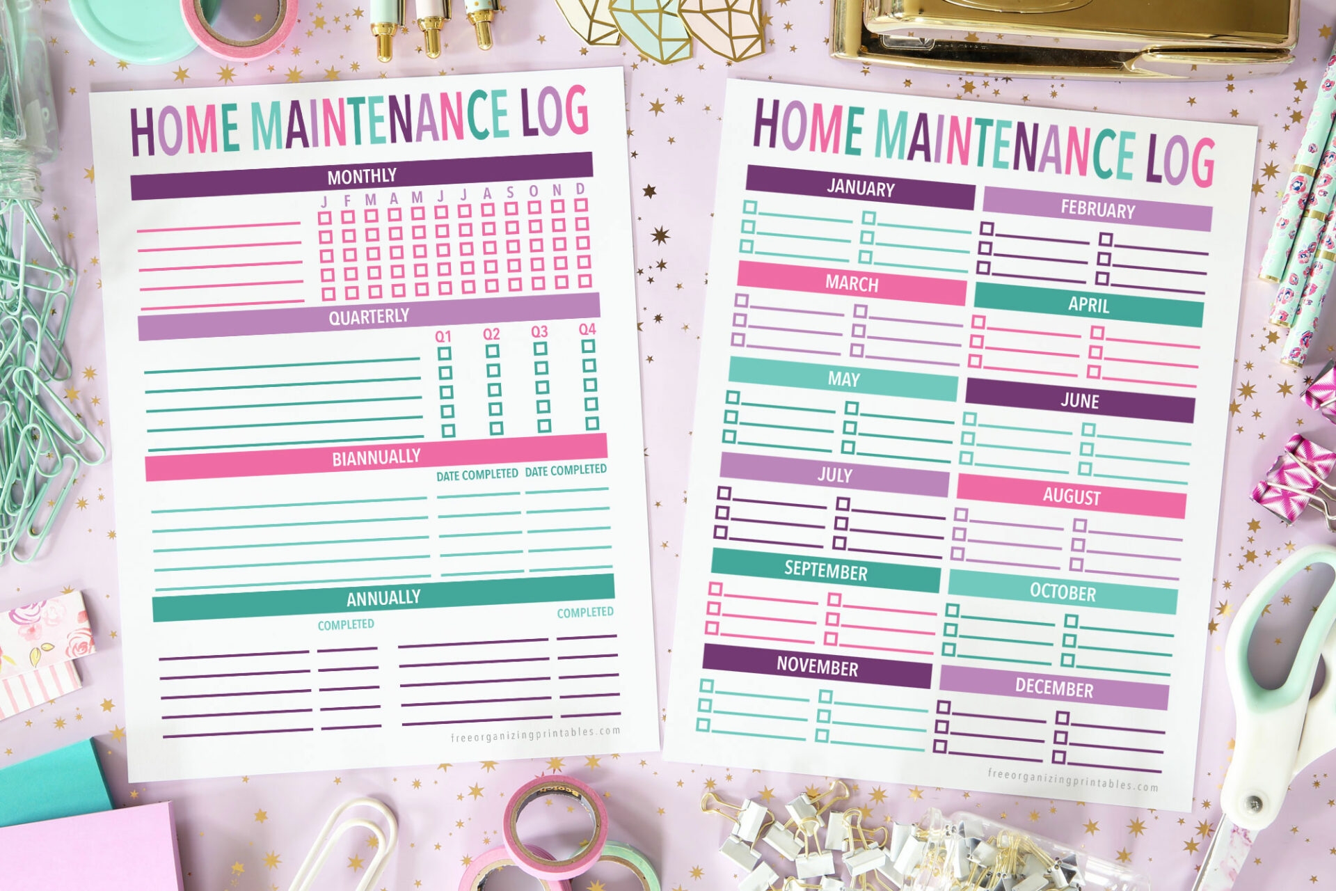 Printable Monthly Home Maintenance Checklist