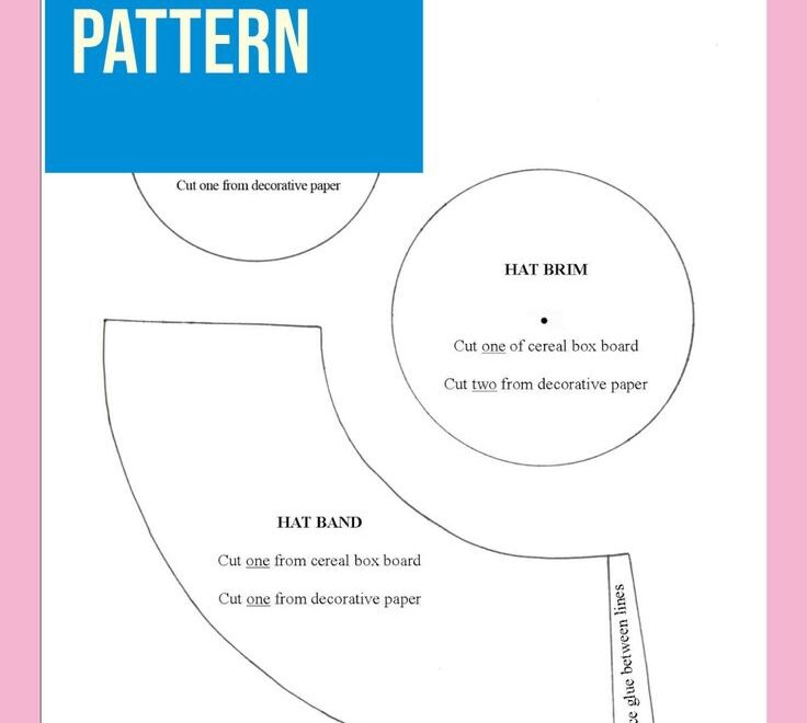 Top Hat Pattern 10 Free PDF Printables Printablee