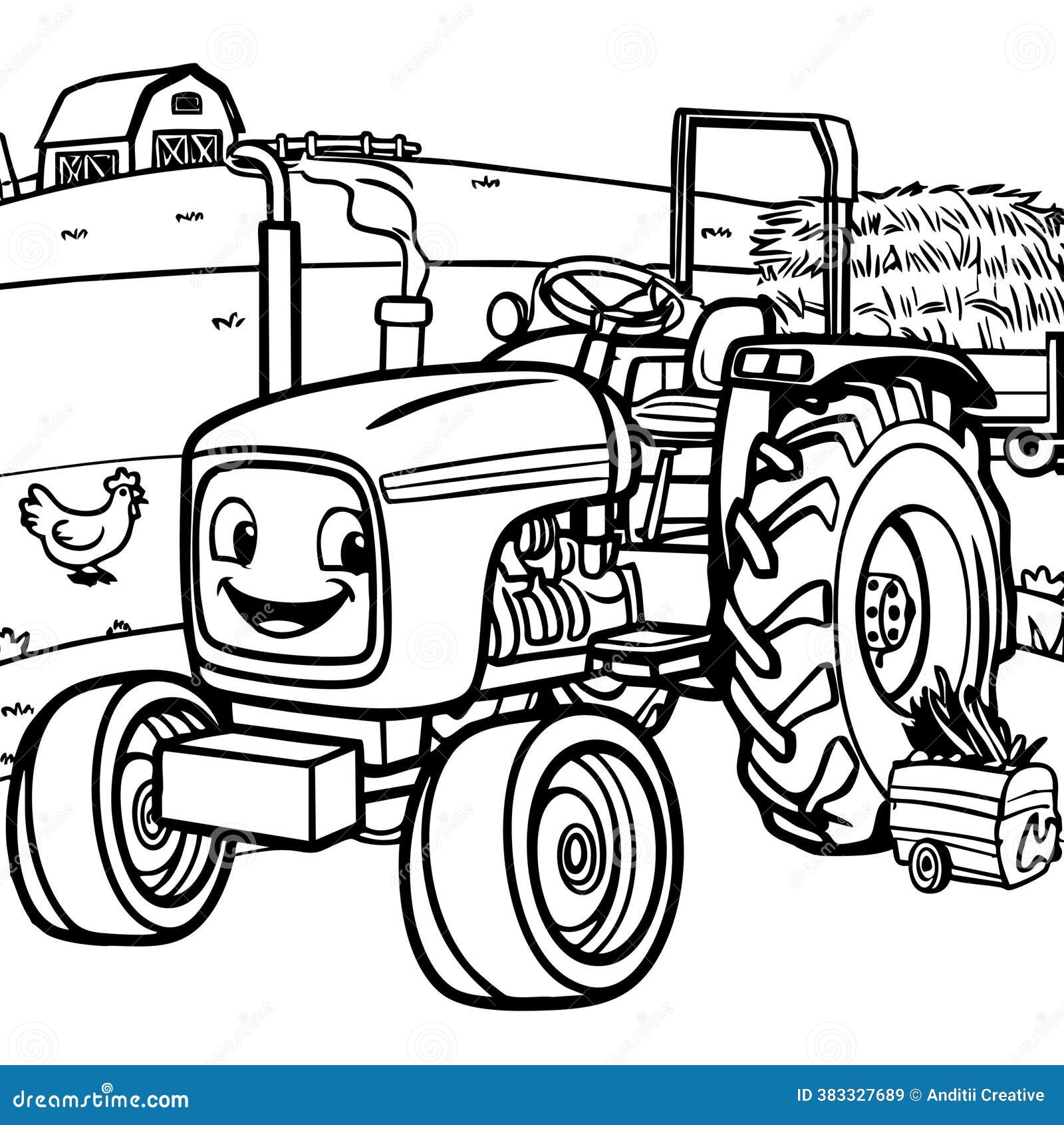 Tractor Coloring Page Stock Illustrations 1 052 Tractor Coloring Page Stock Illustrations Vectors Clipart Dreamstime