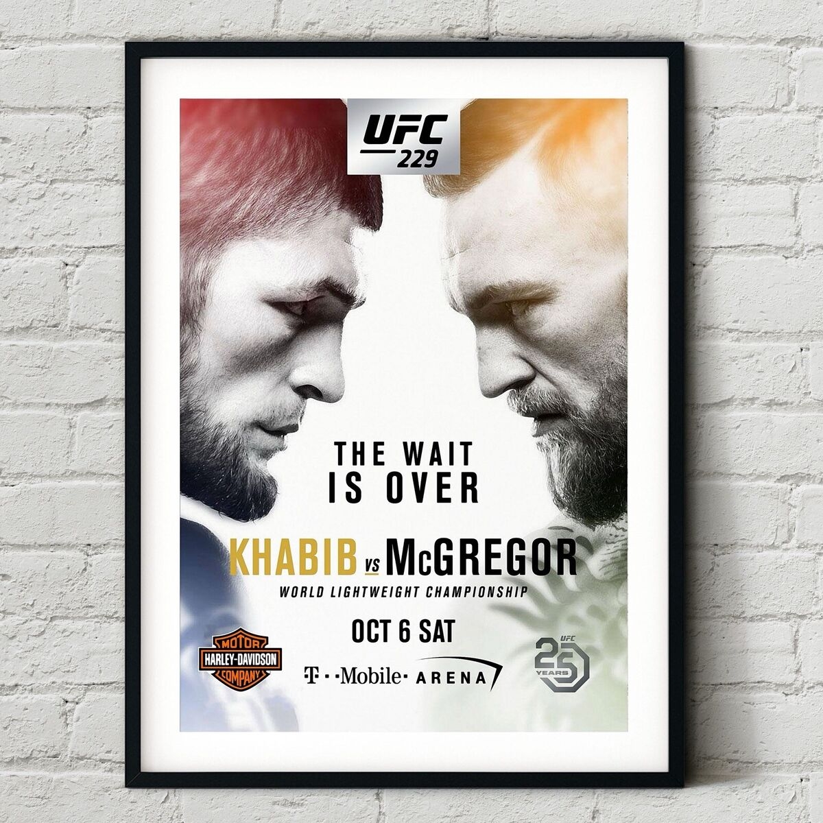 UFC 229 Khabib Vs Conor McGregor Fight Poster Wall Art Print Boxing MMA EBay UK