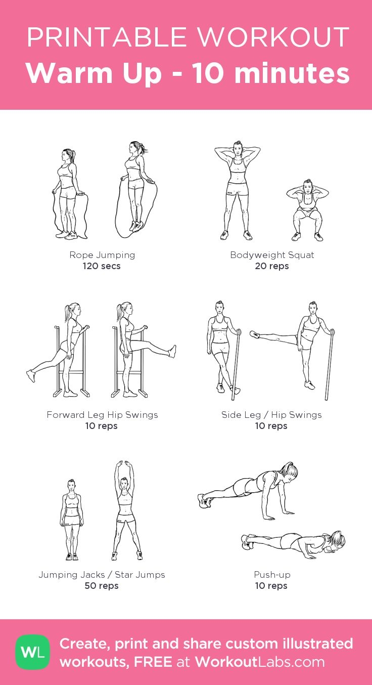 Warm Up 10 Minutes Free Workout By WorkoutLabs Fit