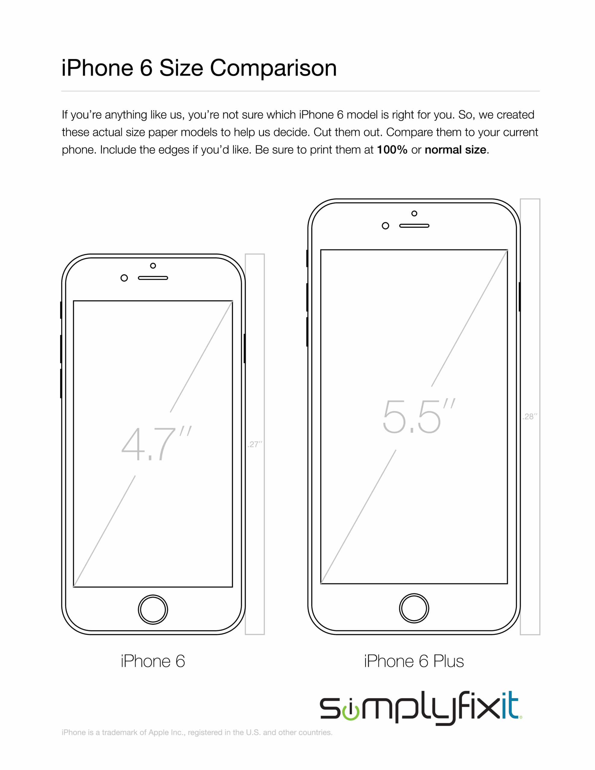 What Size Is The IPhone 6 Compared To My Current Phone 