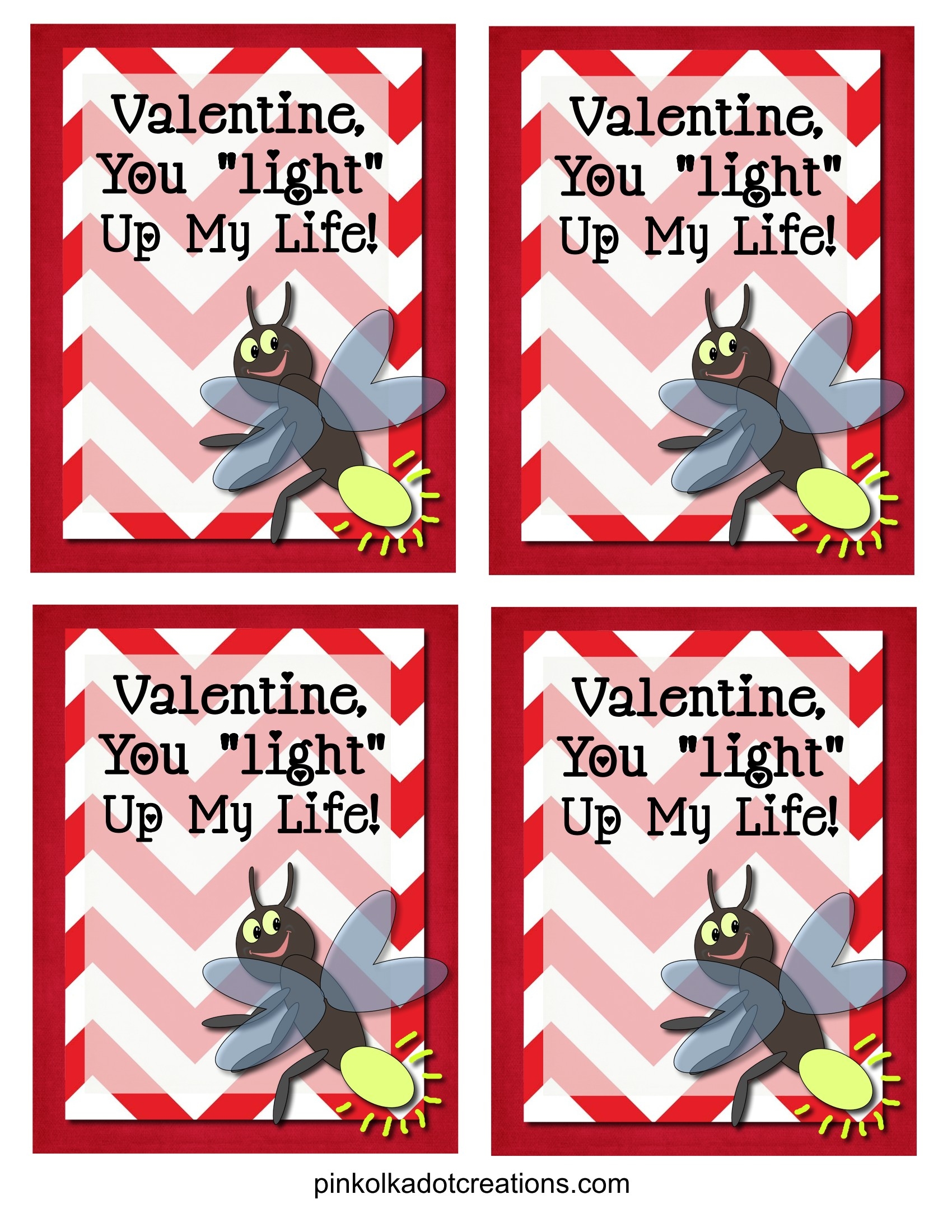You Light Up My Life Pink Polka Dot Creations