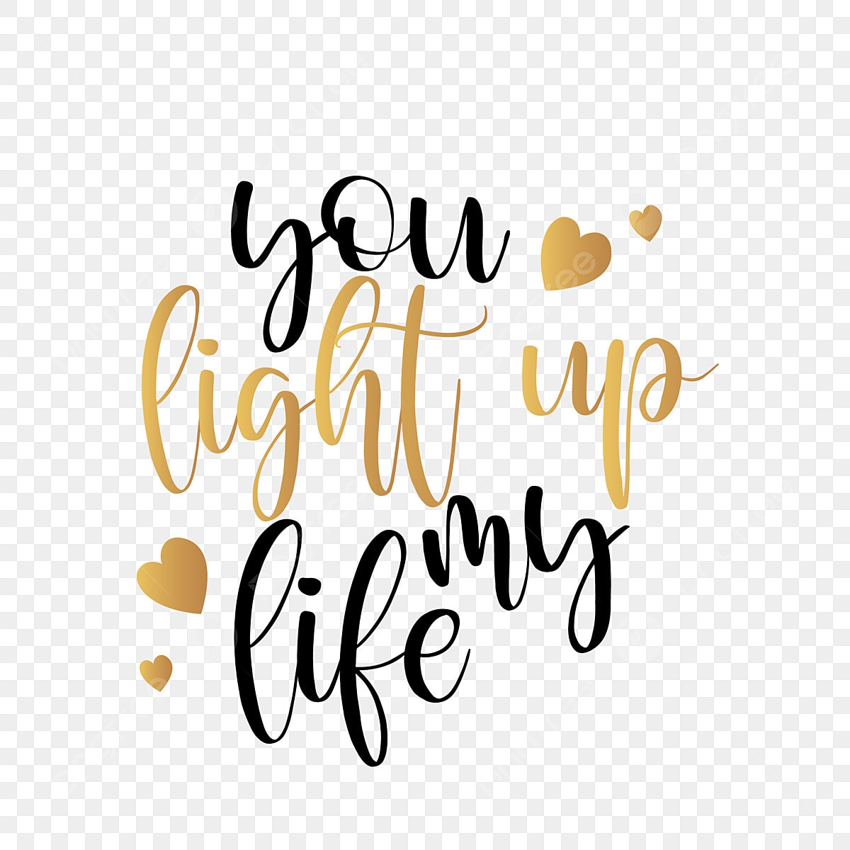 You Light Up My Life Printable